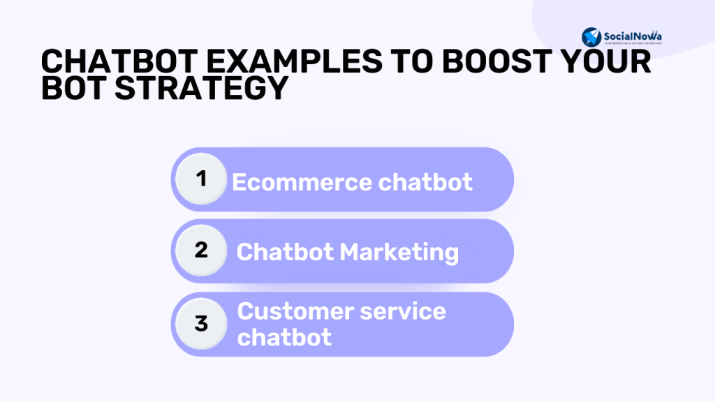 Chatbot examples to boost your bot strategy