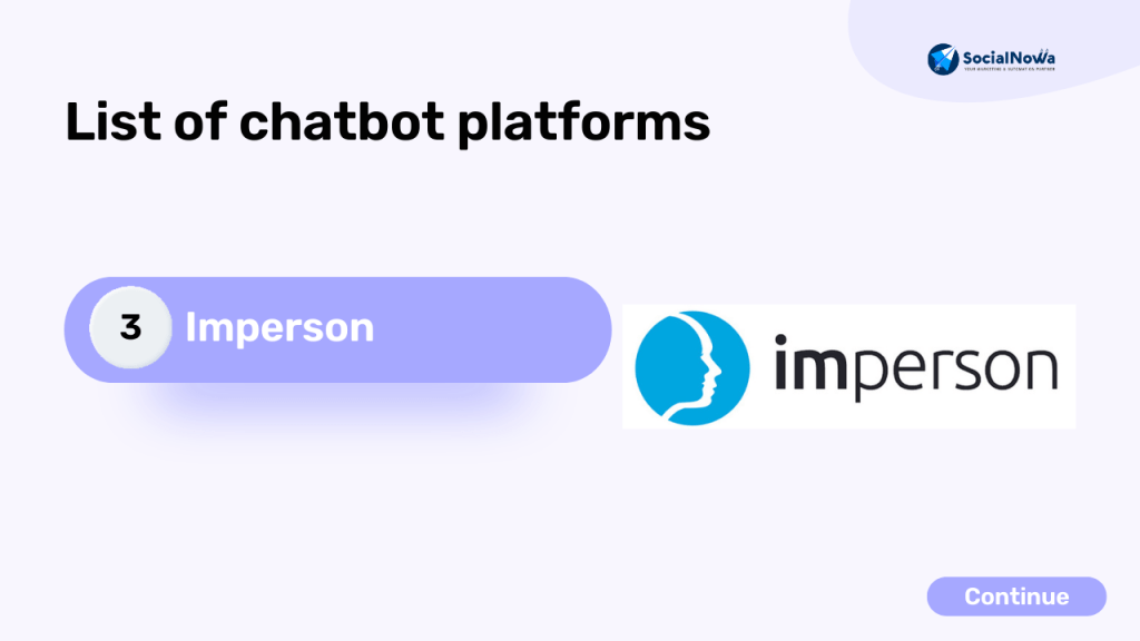 imperson | ai chatbot platform
