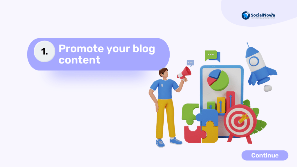 Promote your blog content