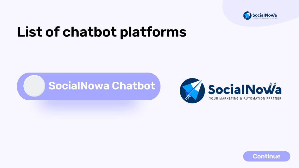 Socialnowa chatbot