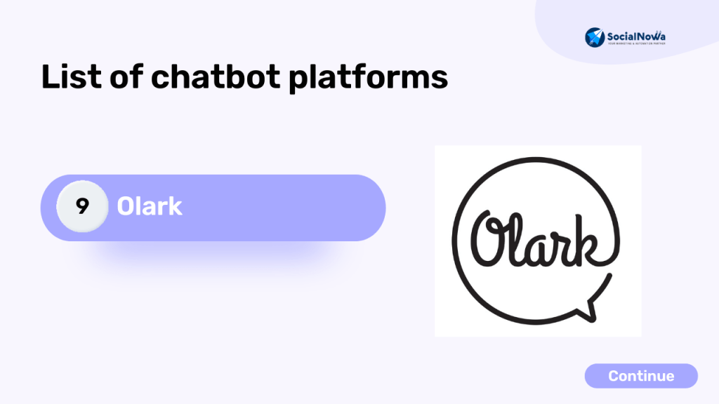 Olark | ai chatbot platforms