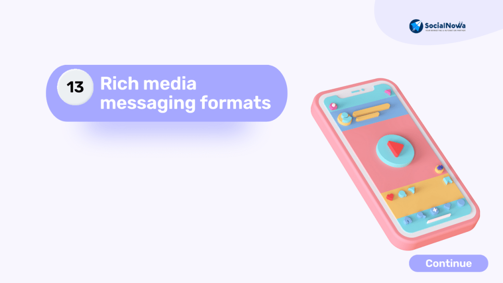 Rich media messaging formats 