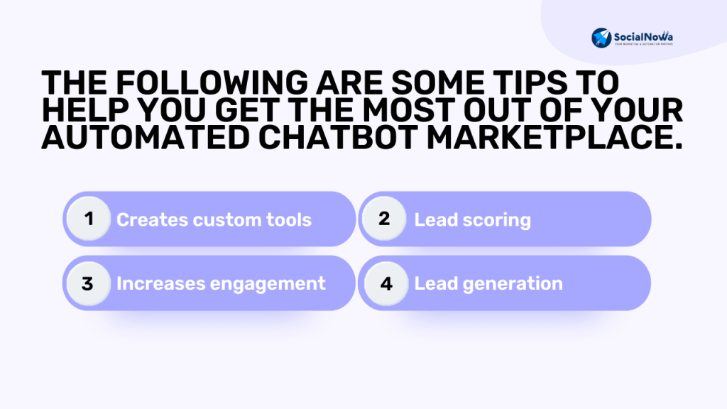 Automated chatbot marketplace