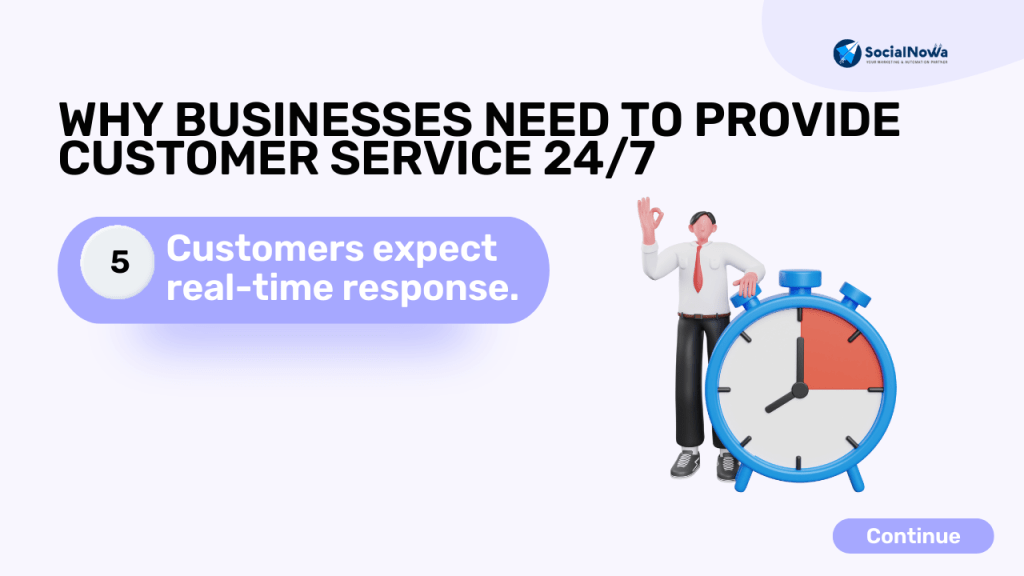 Customers expect real-time response.