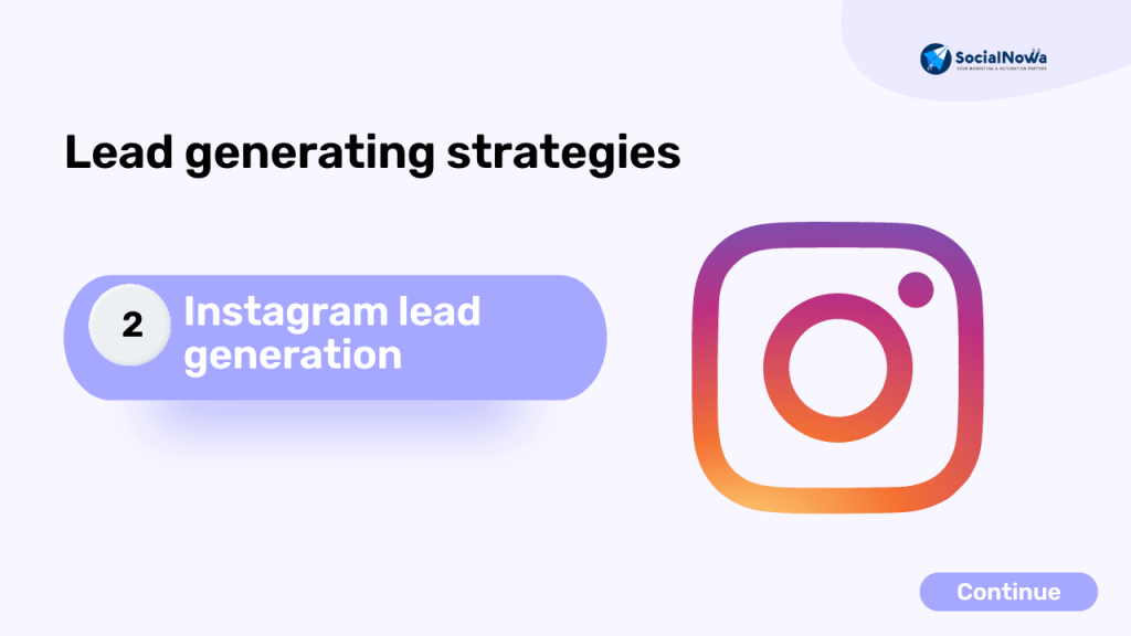 Instagram lead generation