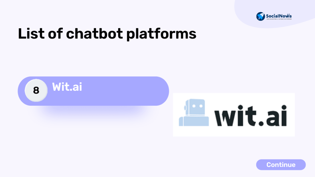 wit.ai | ai chatbot platforms