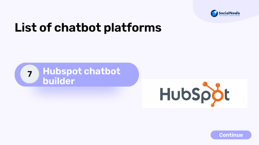 HubSpot Chatbot | ai chatbot platforms